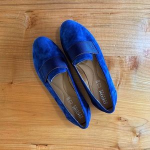 Nordstrom Geox Blue Suede Ballet Flats: NWOT